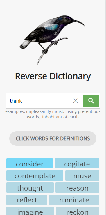 Reverse Dictionary Mobile